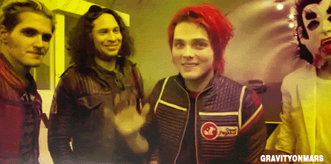 Artiesten My chemical romance Gifs gerard manier frank iero mikey manier ray toro 