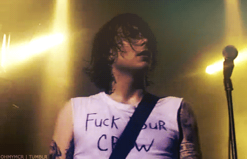 Artiesten My chemical romance Gifs gerard manier 