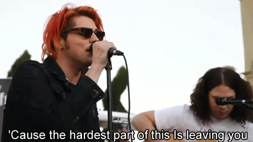 Artiesten My chemical romance Gifs na na na lyric 