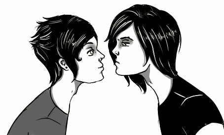 Artiesten My chemical romance Gifs b &amp;amp; w gerard manier 