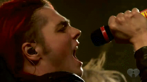 Muziek Artiesten My chemical romance Gifs frank iero 