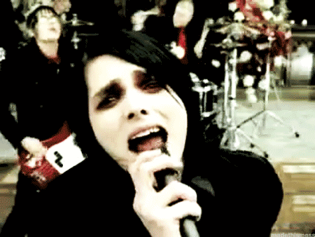 Artiesten My chemical romance Gifs gerard manier frank iero het gaat niet goed met mij 