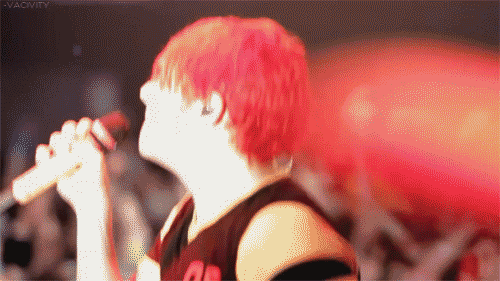 Artiesten My chemical romance Gifs verdrietig 