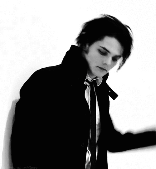 Artiesten My chemical romance Gifs b &amp;amp; w gerard manier 