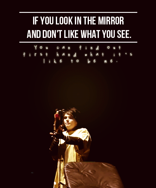 Artiesten My chemical romance Gifs gerard manier verlatenheid rij 