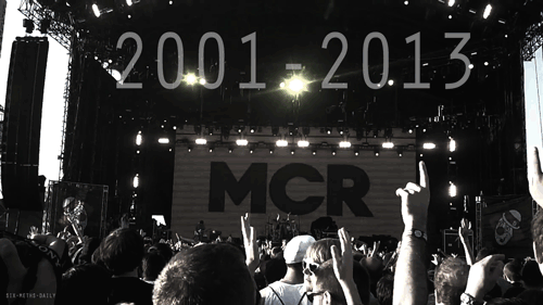 Muziek Artiesten My chemical romance Gifs concert 