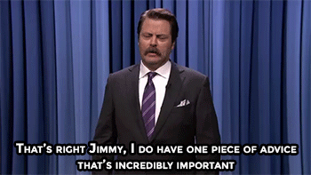Nick Offerman GIF. Tv Gifs Filmsterren Nick offerman Ron swanson Eenzaam Parks and recreation 