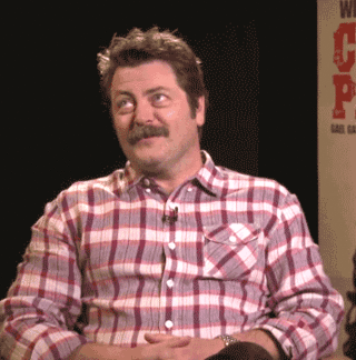 Nick Offerman GIF. Film Zingen Tv Gifs Filmsterren Nick offerman Concert Ron swanson Parks and recreation Hertogin Duk 