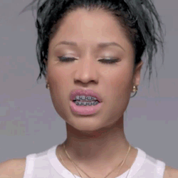 Nicki Minaj GIF. Artiesten Gifs Nicki minaj Geschokt Woah Muziekvideo De jongens 