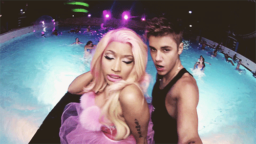 Artiesten Gifs Nicki minaj schaduw BET Awards geheim hush hush 