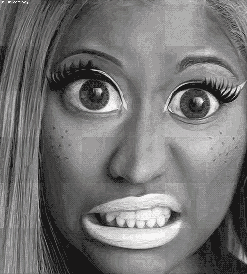 Artiesten Mode Gifs Nicki minaj glimlach spikes 