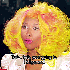 Nicki Minaj GIF. Artiesten Gifs Nicki minaj Verveeld Niet onder de indruk 