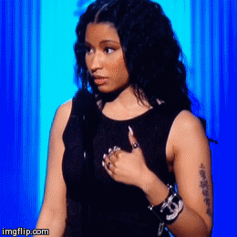 Nicki Minaj GIF. Artiesten Gifs Nicki minaj Griezelig Gelukkig Va va voom 