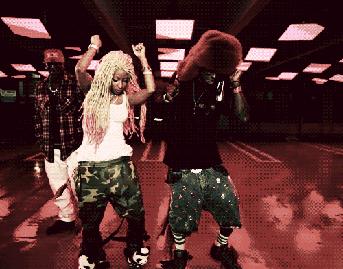 Dansen Artiesten Schattig Gifs Nicki minaj lil wayne nicki 