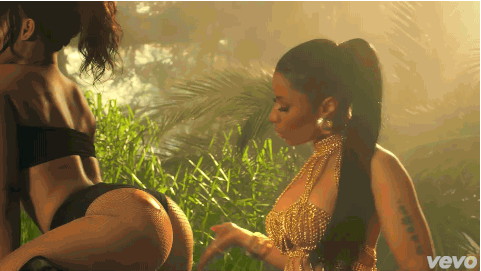 Dansen Artiesten Gifs Nicki minaj grappig gezicht wierd 