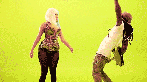 Artiesten Gifs Nicki minaj american idol brandwond zuigen 