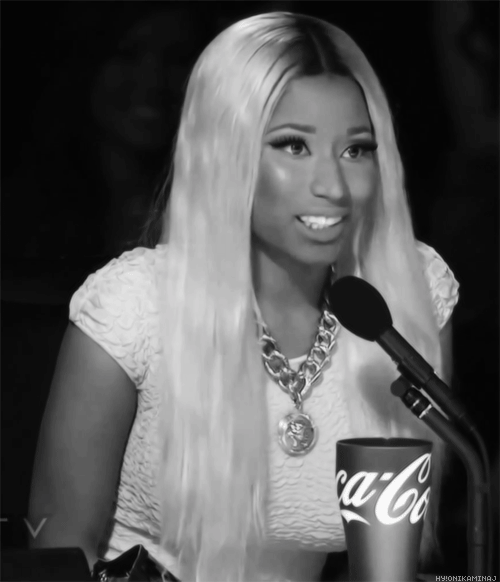 Televisie Beroemdheden Artiesten Gifs Nicki minaj geschokt american idol afgod reality tv 