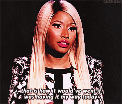 Artiesten Gifs Nicki minaj nas gelijk aan mijn zijde 