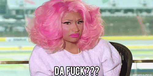 Artiesten Gifs Nicki minaj brutaal houding 