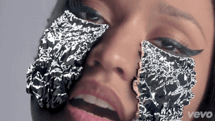 Artiesten Gifs Nicki minaj schaduw BET Awards geheim hush hush 