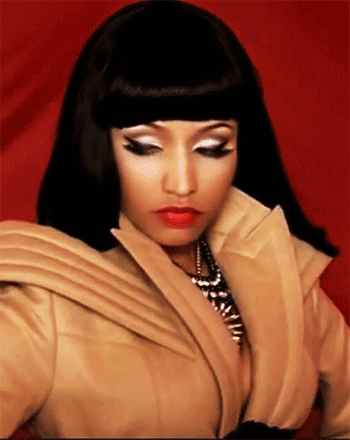 Artiesten Golf Hallo Gifs Nicki minaj glimlach gelukkig he 