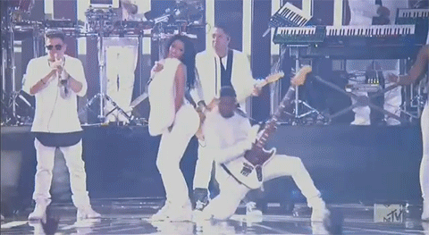 Artiesten Gifs Nicki minaj wat houding schaduw 
