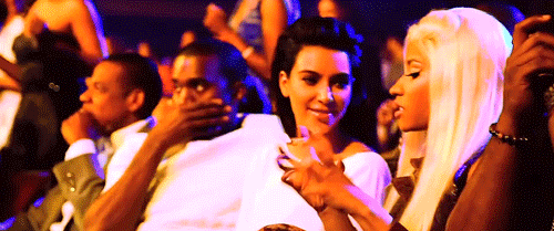 Beroemdheden Artiesten Kim Gifs Nicki minaj Kim Kardashian kanye 