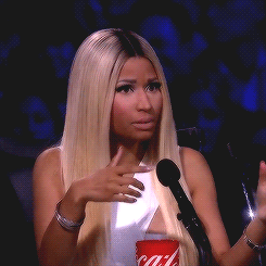 Nicki Minaj GIF. Artiesten Gifs Nicki minaj Geen Nicki Hell no 