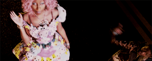 Muziek Beroemdheden Artiesten Gifs Nicki minaj knal knipperen stupid hoe Roman Reloaded 