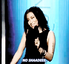 Nicki Minaj GIF. Artiesten Gifs Nicki minaj Geschokt Woah Muziekvideo De jongens 