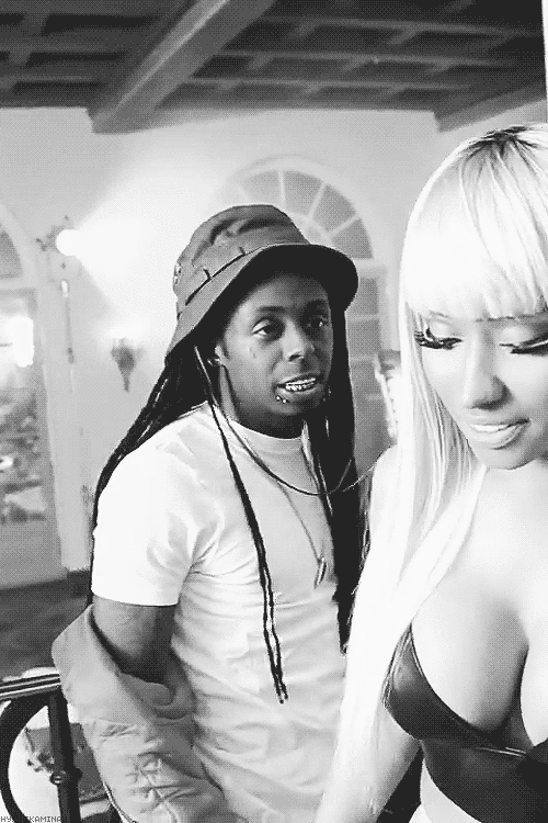 Muziek Artiesten Gifs Nicki minaj tieten lil wayne 