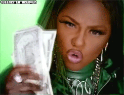 Nicki Minaj GIF. Muziek Artiesten Gifs Nicki minaj Tieten Lil wayne 