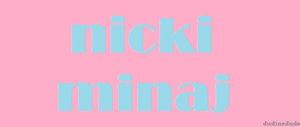Nicki Minaj GIF. Artiesten Gifs Nicki minaj 2 chainz 