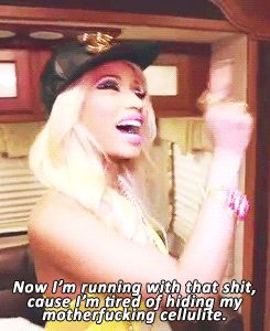 Nicki Minaj GIF. Muziek Artiesten Gifs Nicki minaj Knal Art &amp;amp; design Stupid hoe 