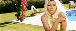 Nicki Minaj GIF. Artiesten Gifs Nicki minaj American idol Brandwond Zuigen 