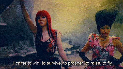 Muziek Artiesten Gifs Nicki minaj knal stupid hoe Roman Reloaded 