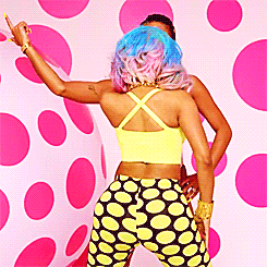 Nicki Minaj GIF. Televisie Beroemdheden Artiesten Gifs Nicki minaj Geschokt American idol Afgod Reality tv 