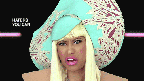 Artiesten Gifs Nicki minaj schaduw BET Awards geheim hush hush 