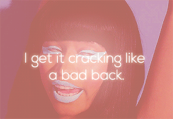 Nicki Minaj GIF. Artiesten Gifs Nicki minaj Buit Nas Gelijk aan mijn zijde 