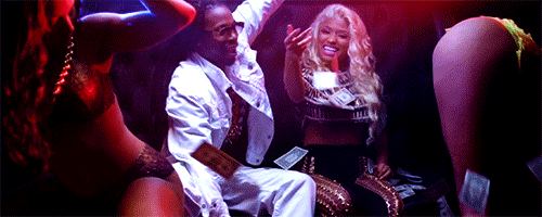 Dansen Artiesten Gifs Nicki minaj grappig gezicht wierd 