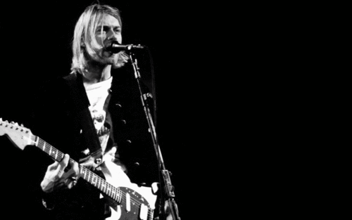 Grappig Schattig Baby Sexy Gifs nirvana  grunge kurt cobain Dave Grohl Krist Novoselic 