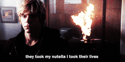Boos Eten en drinken Gifs Nutella het eten brandend 