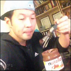 Nutella GIF. Eten en drinken Gifs Nutella Race 