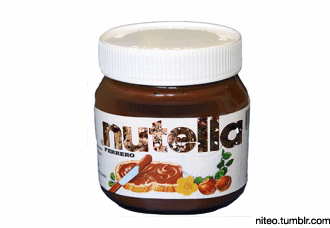 Eten en drinken Gifs Nutella Melkweg eten &amp;amp; drinken nutella melkweg galaxy nutella 