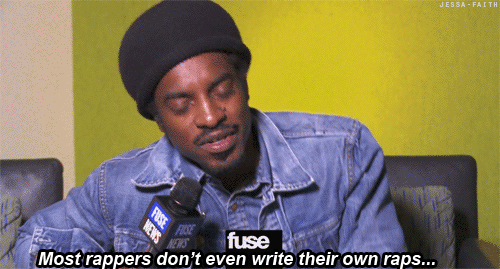 Artiesten Hip hop Gifs Outkast andre 3000 schaduw van de verhuurders boo 