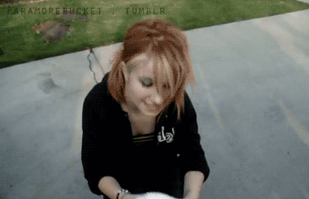 Artiesten Paramore Gifs mislukken high five 2007 hayley williams Jeremy Davis Warped Tour Josh Far 