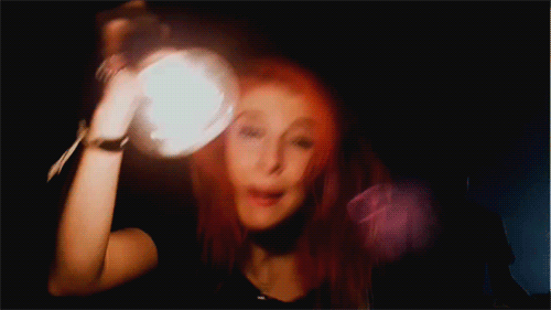 Artiesten Paramore Gifs mislukken high five 2007 hayley williams Jeremy Davis Warped Tour Josh Far 