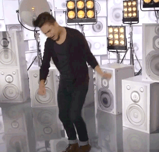 Muziek Televisie Artiesten Tv Gifs Pharrell williams team nbc de stem voice playoffs dansende man 