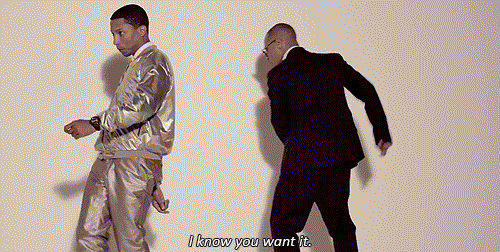 Artiesten Gifs Pharrell williams Robin thicke ti pharrell blurred lines 