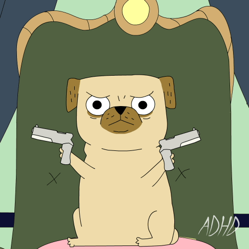 Dieren Grappig Video Honden Gifs Hond Mopshond animatie pugs foxadhd 